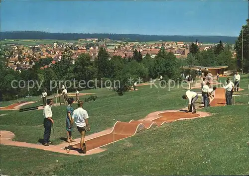 Freudenstadt Panorama Minigolfanlage Kat. Freudenstadt