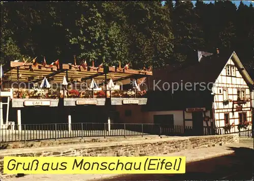 Monschau Terrassen Restaurant Stella Kat. Monschau