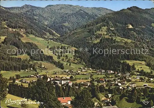 Wagrain Salzburg mit Kirchboden Panorama Kat. Wagrain