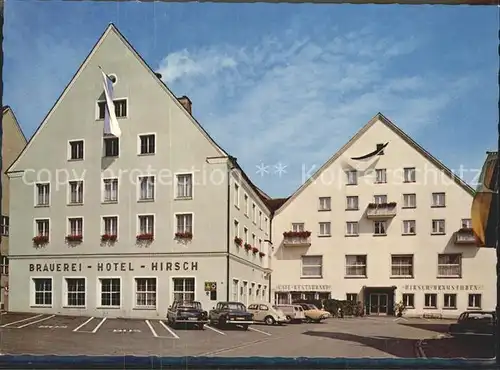 Ottobeuren Hotel Brauerei Hirsch Kat. Ottobeuren