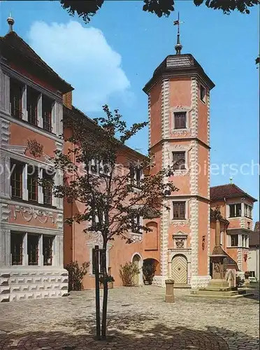 Ladenburg Wormser Bischofshof Fassadenmalerei Lobdengau Museum Kat. Ladenburg