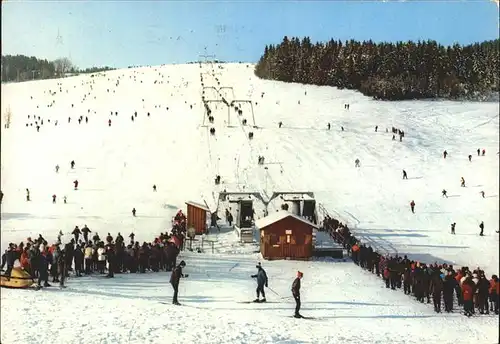 Gruen St Englmar Skihang Wintersportplatz Kat. Sankt Englmar