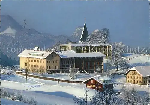 Hallein Kuranstalt Erholungsheim St Josef am Duerrnberg im Winterzauber Kat. Hallein