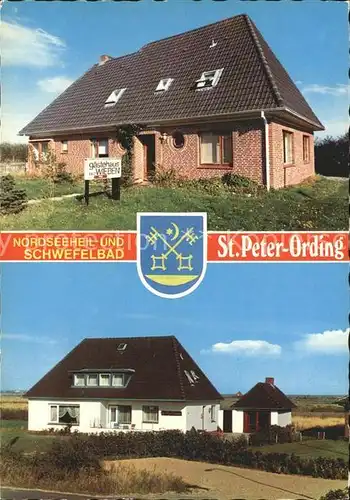 St Peter Ording Gaestehaus Wieben Nordseebad Schwefelbad Kat. Sankt Peter Ording
