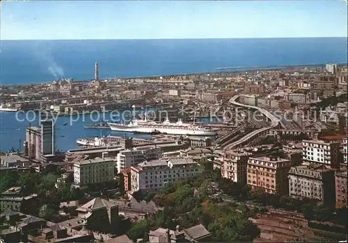 Genova Genua Liguria Panorama con la nuova Sopraelevata Kat. Genova