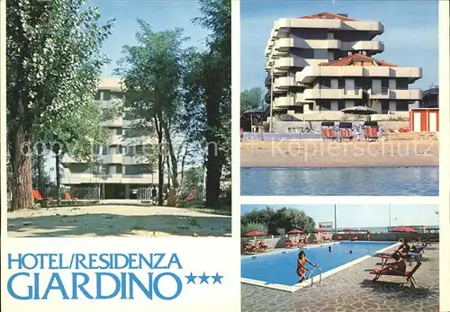 Bellaria Hotel Residenza Giardino Swimming Pool Kat. Rimini