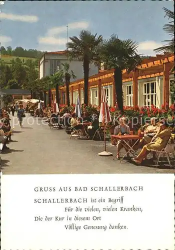 Bad Schallerbach Kurpromenade Palmengarten Restaurant Kat. Bad Schallerbach