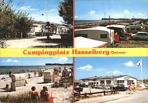 Hasselberg Ostsee Campingplatz Strand Restaurant Kat. Hasselberg