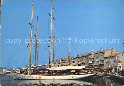 Saint Tropez Var Hafen Segelschiff Kat. Saint Tropez