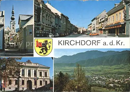 Kirchdorf Krems Teilansichten Rathaus Strassenpartie Kat. Kirchdorf an der Krems