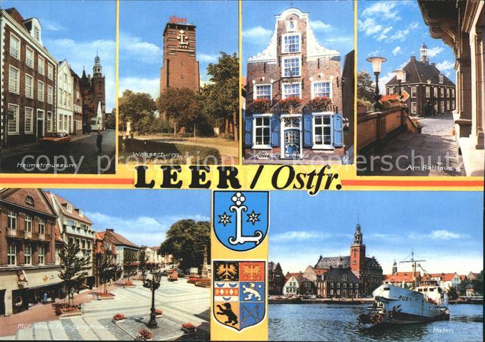 Leer Ostfriesland Heimatmuseum Wasserturm Wolfsches Haus Rathaus