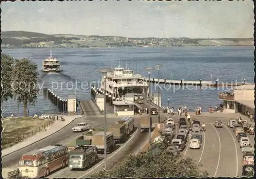 Staad Konstanz Landeplatz der Autofaehre Kat. Konstanz