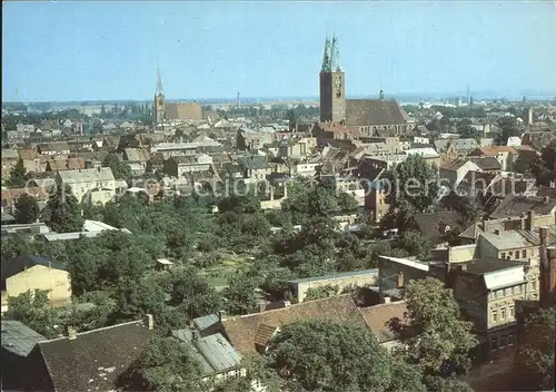 Stendal Blick ueber die Stadt Kat. Stendal