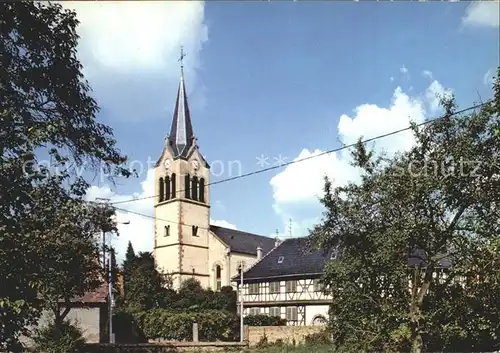 Lampertheim Elsass Eglise protestante Kat. Lampertheim