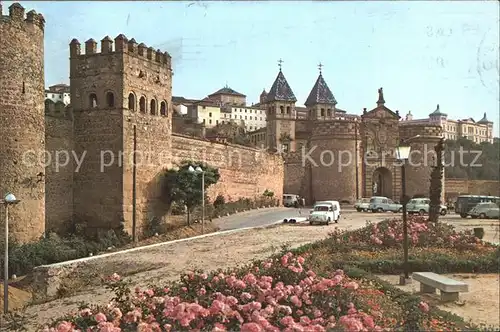 Toledo Castilla La Mancha Puerta de Bisagra y murallas Kat. Toledo