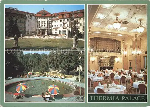 Piestany Thermia Palace Swimmingpool Speisesaal Kat. Piestany