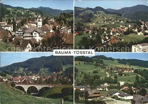 Bauma Teilansichten Toesstal Eisenbahnbruecke Kat. Bauma