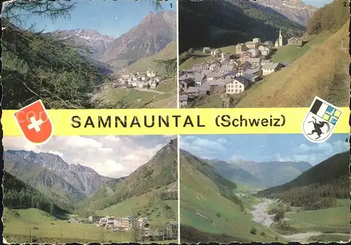 Samnaun Dorf Laret Piz Ot Fluchthorn Compatsch Samnauntal Ravaisch Kat. Samnaun Dorf