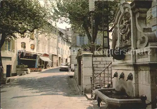 Rians Var Fontaine du Posteuil et Place du Marche Kat. Rians