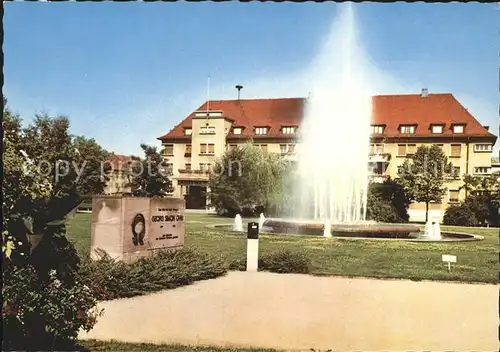 Ohmbach Pfalz Ohmbrunnen Gedenkstein Kat. Ohmbach