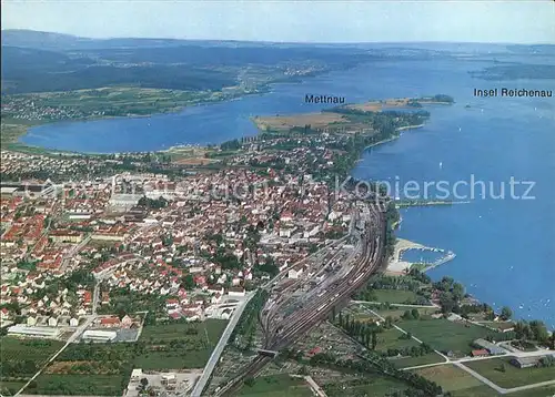 Radolfzell Bodensee Mettnau Insel Reichenau Fliegeraufnahme Kat. Radolfzell am Bodensee