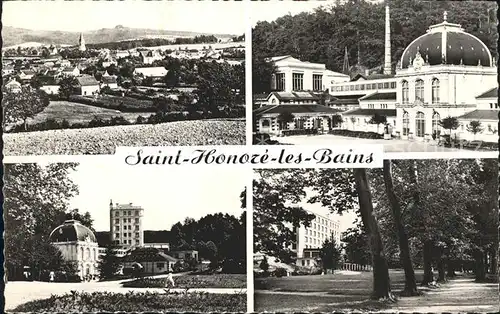 Saint Honore les Bains Teilansichten Park Kat. Saint Honore les Bains