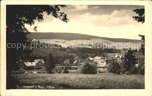 Schmiedefeld Rennsteig Panorama Kat. Schmiedefeld Rennsteig