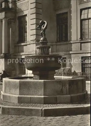 Teterow Mecklenburg Vorpommern Hechtbrunnen Kat. Teterow