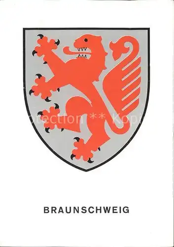 Braunschweig Stadtwappen Kat. Braunschweig