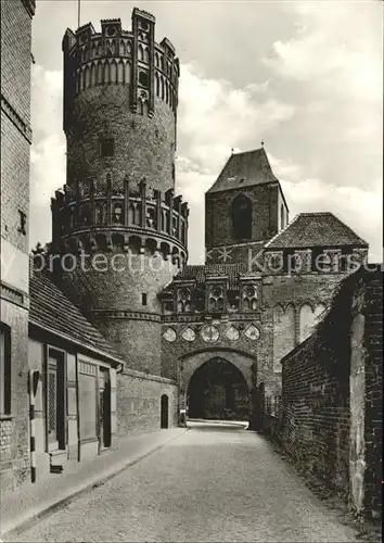 Tangermuende Neustaedter Tor Kat. Tangermuende