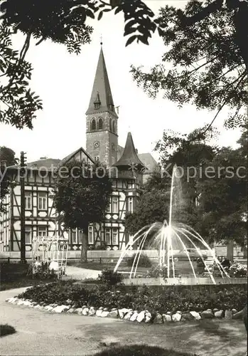 Brotterode Platz der Jugend Fontaene Kat. Brotterode