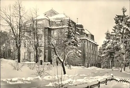 Friedrichsbrunn Harz Sanatorium Ernst Thaelmann Kat. Friedrichsbrunn