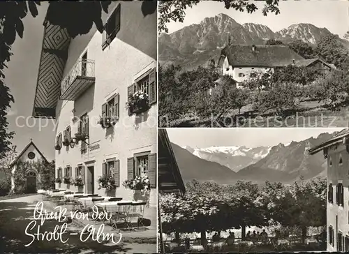 Hoeglwoerth Strobl Alm am Hoegl Staufengebirge uebergossene Alm und Lattengebirge Kat. Anger