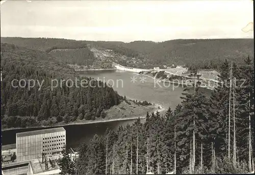 Wendefurth Talsperre Krafthaus des Pumpspeicherwerkes Kat. Altenbrak