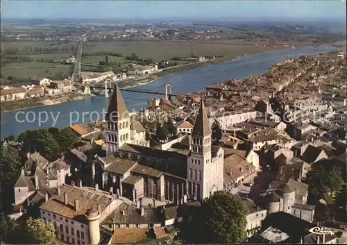 Tournus Vue generale aerienne Kat. Tournus