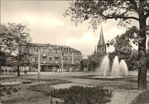 Bitterfeld HO Hotel Central Fontaene Kat. Bitterfeld