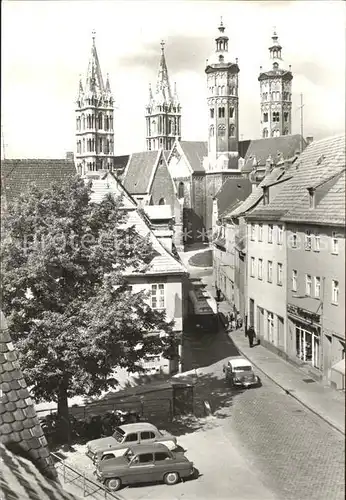 Naumburg Saale Steinweg Blick zum Dom Kat. Naumburg