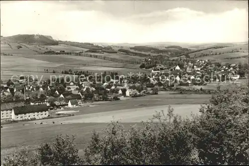 Crottendorf Erzgebirge Panorama mit Scheibenberg Kat. Crottendorf Erzgebirge