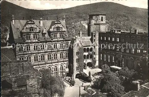 Heidelberg Neckar Schlosshof Kat. Heidelberg