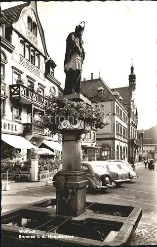 Wolfach Brunnen Hauptstrasse Kat. Wolfach Schwarzwald