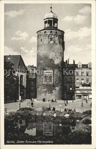Goerlitz Sachsen Dicker Turm am Marienplatz Kat. Goerlitz