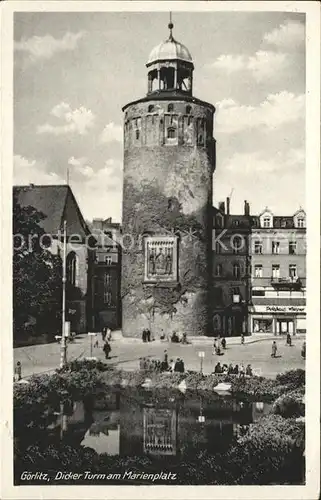 Goerlitz Sachsen Dicker Turm am Marienplatz Kat. Goerlitz