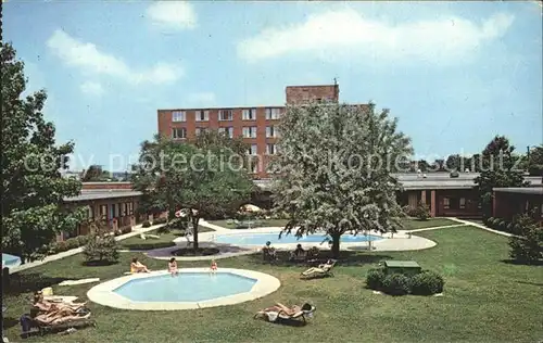 Lebanon Pennsylvania Treadway Inn Hotel Pool Area Kat. Lebanon