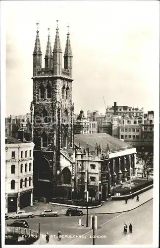 London Church of St Sepulchure Kat. City of London