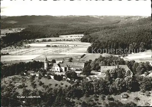 Lorch Wuerttemberg Kloster Fliegeraufnahme Kat. Lorch