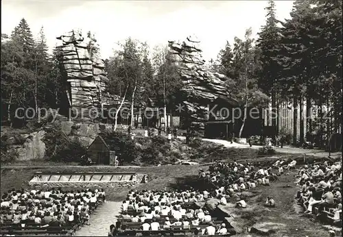 Ehrenfriedersdorf Erzgebirge Naturbuehne Greifensteine Kat. Ehrenfriedersdorf