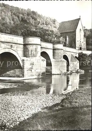 Creuzburg Werrabruecke Liboriuskapelle Kat. Creuzburg