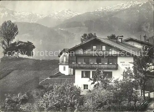 Oberau Tirol Haus Freiberg Alpenblick Kat. Wildschoenau