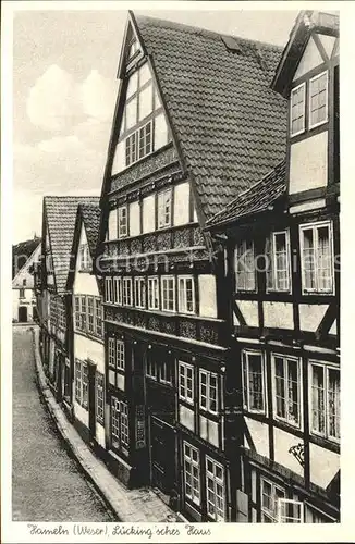 Hameln Hameln Weser Lueckingsches Haus Kat. Hameln