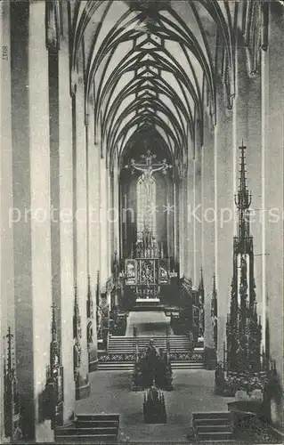 Muenchen Inneres Frauenkirche Kat. Muenchen
